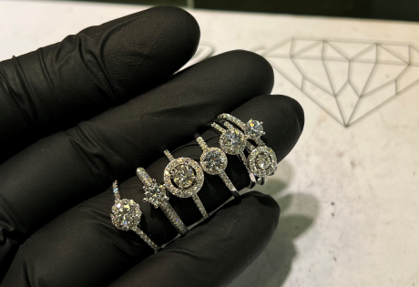Nieuw binnen:<br>Diamanten ringen